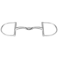 Produktbild von Sprenger Satinox D-Ring Gebiss aus Edelstahl doppelt gebrochen 14 mm mit 135 mm Weite