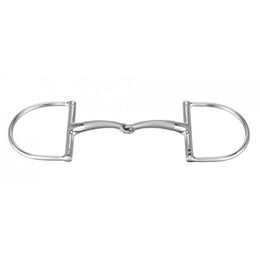 Produktbild von Sprenger SATINOX D-Ring Gebiss für Pferde einfach gebrochen aus Edelstahl 14 mm 125 mm Weite