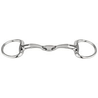 Produktbild von Sprenger SATINOX Olivenkopf Unterlegstrense doppelt gebrochen aus Edelstahl 14 mm 105 mm Weite