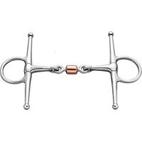 Produktbild von Sprenger Schenkeltrense aus Edelstahl mit Kupferrolle doppelt gebrochen 14 mm