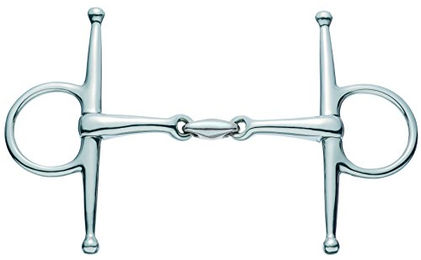 Sprenger Schenkeltrense doppelt gebrochen aus Edelstahl Silber 16mm – Bild 1 von 3