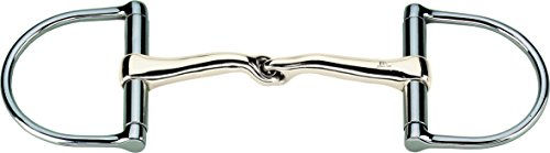 Sprenger Sensogan D-Ring Trense mit Schlitz aus Edelstahl für Pferde 78 mm – Bild 1 von 2