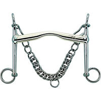 Produktbild von Sprenger Sensogan HO Reitkandare aus Edelstahl 14 mm mit 5 cm Seitenteilen