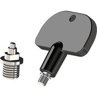 Produktbild von Sprenger Spikes Set mit Schlüssel für Steigbügel Silber Metall 18 Stück