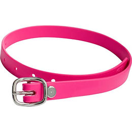 Sprenger Sporenriemen aus Biothane mit Edelstahl Rostfrei in Pink 45 cm - 2 x 45 cm – Bild 1 von 10