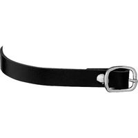 Produktbild von Sprenger Sporenriemen aus Leder in Schwarz mit silberner Schnalle 45 cm
