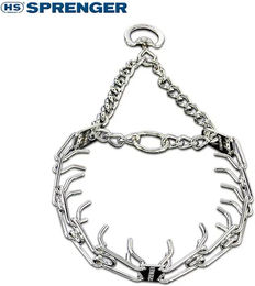 Sprenger Torquatos 00 Erziehungshalsband für Hunde aus Metall in Silber 65 cm – Bild 1 von 1