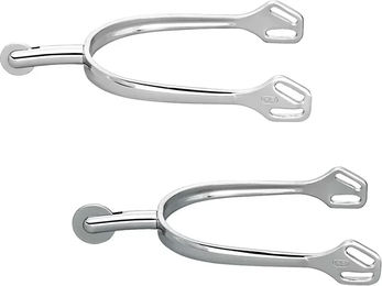 Produktbild von Sprenger Ultra Fit Reitsporen mit runder Spitze und flacher Rolle 21 mm