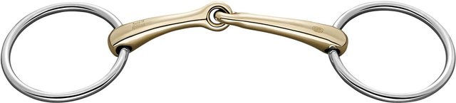 Sprenger Wassertrense Dynamic RS Einfach Gebrochen mit Sensogan Gebiss 130 Gold 14 mm – Bild 1 von 1