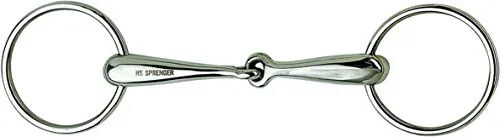 Sprenger Wassertrense einfach gebrochen aus Edelstahl 18 mm - 14,5 cm – Bild 1 von 6