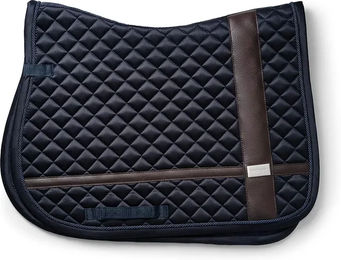 Produktbild von Springschabracke Equestrian Stockholm aus Leder für Ponys in Blau, Braun oder Silber