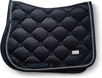 Springschabracke Equestrian Stockholm aus Polyester für Vollblut in Blau Silber oder Schwarz – Bild 1 von 3
