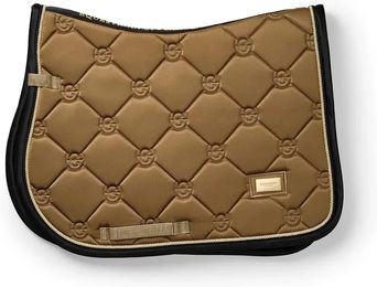 Produktbild von Springschabracke Equestrian Stockholm für Warmblut in Schwarz, Braun oder Gold