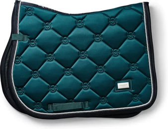 Produktbild von Springschabracke Equestrian Stockholm Grün für Warmblut