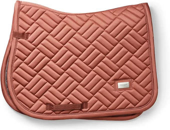 Produktbild von Springschabracke Equestrian Stockholm Modern für Vollblut in Rosa Silber Orange mit Bambus