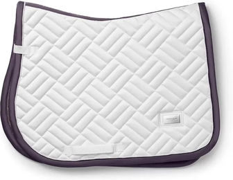 Produktbild von Springschabracke Equestrian Stockholm Modern in Weiß und Silber aus Bambus Größe XFull