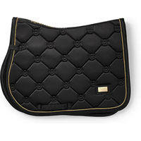 Produktbild von Springschabracke Equestrian Stockholm Schwarz mit Gold für Vollblut