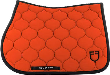 Produktbild von Springschabracke Equestro für Pferde in Rot-Orange Größe M