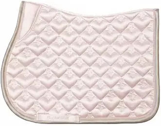 Produktbild von Springschabracke Heart von PS of Sweden in Rosa und Weiß aus Polyester