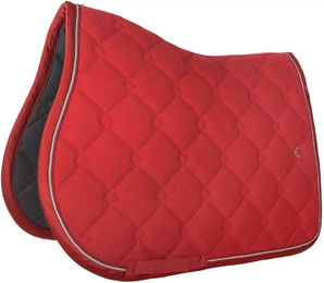 Produktbild von Springschabracke Lami-Cell Luxin Velours Rot für Pferde