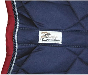 Produktbild von Springschabracke Privilège Equitation Palm Beach Blau aus Baumwolle