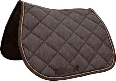 Produktbild von Springschabracke Privilège Equitation Palm Beach meliert aus Baumwolle in Braun