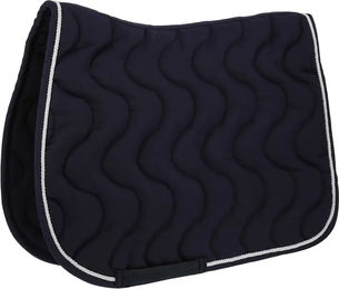 Springschabracke Riding World aus Baumwolle für Shetlandponys in Blau und Marine – Bild 1 von 1