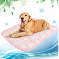 Produktbild von Srvillg Hundematte Selbstkühlendes Hundekissen aus Ice-Silk-Gewebe Rosa
