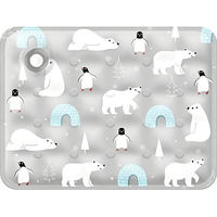 Produktbild von Srvillg Kühlmatte für Hunde und Katzen Grau 40x50 cm Kratzfest und Schnellkühlend