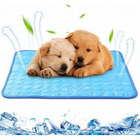 Produktbild von Srvillg Selbstkühlende Hundematte aus Eisseide für Hunde und Haustiere in Blau