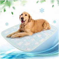 Produktbild von Srvillg Selbstkühlende Hundematte aus Ice-Silk-Gewebe in Grün für erwachsene Hunde