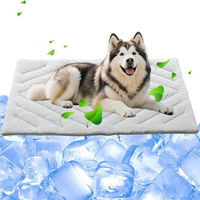 Produktbild von Srvillg Selbstkühlende Hundematte aus Velours in Grau für erwachsene Hunde