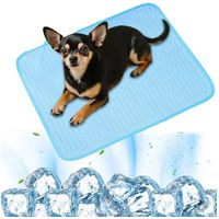 Produktbild von Srvillg Selbstkühlende Hundematte und Kühldecke für Hunde und Katzen Blau Größe M