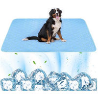 Produktbild von Srvillg Selbstkühlende Hundematte und Kühldecke für Hunde und Katzen Blau XL Waschbar