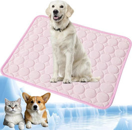 Srvillg Selbstkühlende Hundematte und Katzenmatte in Rosa XL – Bild 1 von 2