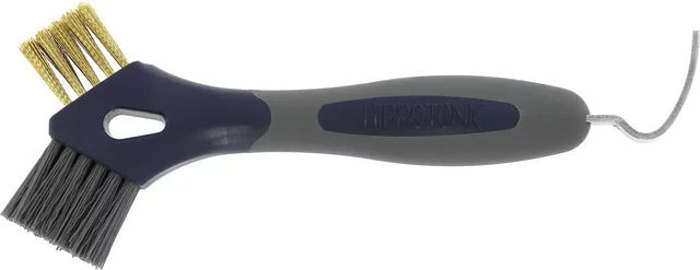 Produktbild von St. Hippolyt 3-in-1 Pferdeklaue aus Metall zur Fellpflege