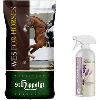 Produktbild von St. Hippolyt Fliegenspray und Fellspray Weiß 1000 ml für Pferde