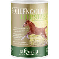 Produktbild von St. Hippolyt Fohlengold Lifestart Ergänzungsfutter für Fohlen und Aufzucht zur Unterstützung von Immunsystem und Magen-Darm-Trakt 1000g