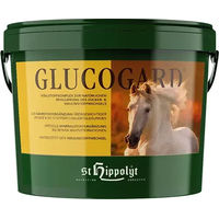 Produktbild von St. Hippolyt GlucoGard Mineralfutter für Pferde zur Gewichtskontrolle und bei Diabetes 3 kg - 3 kg