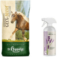 Produktbild von St. Hippolyt Glyx Mash + Relax Biocare Mückenmilch für Pferde zur Unterstützung von Verdauung sowie Haut und Fell