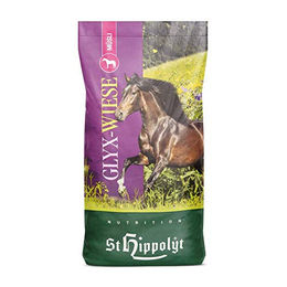 St. Hippolyt Glyx-Wiese Müsli für Pferde zur Gewichtsreduktion und Unterstützung des Stoffwechsels 15 kg - 15 kg – Bild 1 von 5