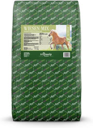 Produktbild von St. Hippolyt Glyxwiese Wiesen Mix Ergänzungsfutter für Pferde mit Luzerne zur Unterstützung von Magen-Darm und Verdauung 1 kg
