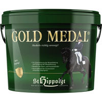 Produktbild von St. Hippolyt Gold Medal Pulver Nahrungsergänzung für Pferde zur Unterstützung des Muskelaufbaus 1000g