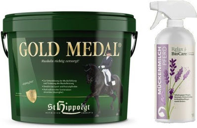 Produktbild von St. Hippolyt Gold Medal + Relax Biocare Mückenmilch für Pferde