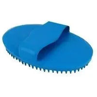 Produktbild von St. Hippolyt Gummistriegel aus Naturkautschuk Blau Größe L