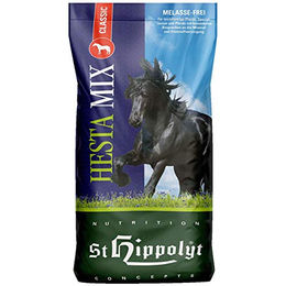 St. Hippolyt Hesta-Mix Classic Pferdefutter Pellets 25 kg Nahrungsergänzung für Haut Fell und Immunsystem – Bild 1 von 6