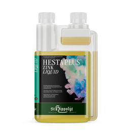 St. Hippolyt Hesta plus Zink Liquid Nahrungsergänzung für Pferde 1 ltr. - 1 l – Bild 1 von 2