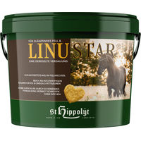 Produktbild von St. Hippolyt LinuStar Gelbe Leinsamen als Einzelfuttermittel für Pferde zur Unterstützung von Haut, Fell und Verdauung