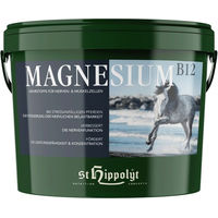Produktbild von St. Hippolyt Magnesium B12 Ergänzungsfutter für Pferde zur Beruhigung und Muskelunterstützung 1000g