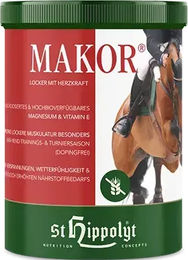 St. Hippolyt Makor Ergänzungsfutter für Pferde mit Magnesium und Vitamin E 1 kg - 1 kg – Bild 1 von 8